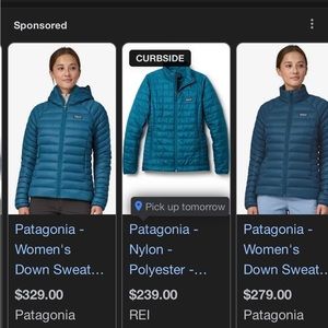 patagonia goose down jacket 🧥